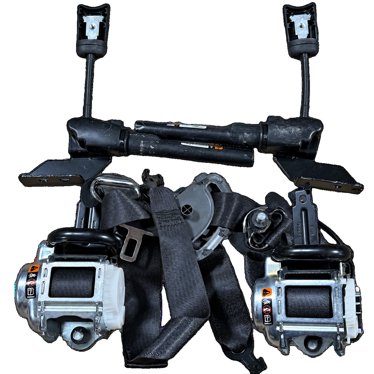 2019-2026 Chevrolet Silverado/GMC Sierra 1500, 2020-2026 2500 HD/3500 HD LH & RH Seat Belt Set - Black