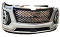 2025-2026 Cadillac Escalade and Escalade ESV Luxury front bumper assembly in Abalone White Tricoat 140X