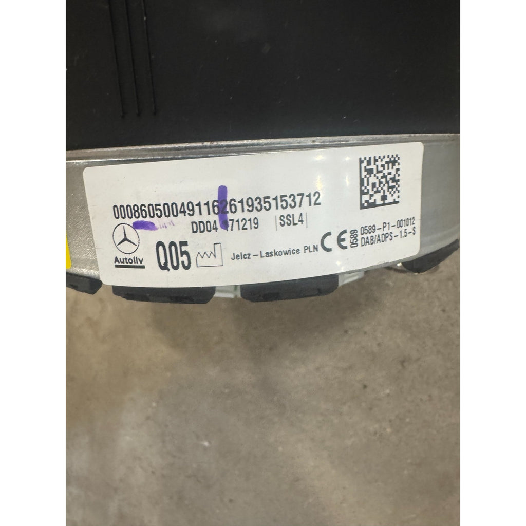 2015-2020 Mercedes-Benz E300 E350 E400 E450 E43 E53 E63 AMG Driver Wheel Airbag Black OEM 000-860-50-04-9116