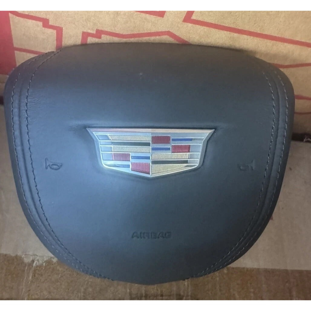 2021-2024 Cadillac Escalade Leather Steering Wheel Airbag Jet Black OEM NEW 84823455