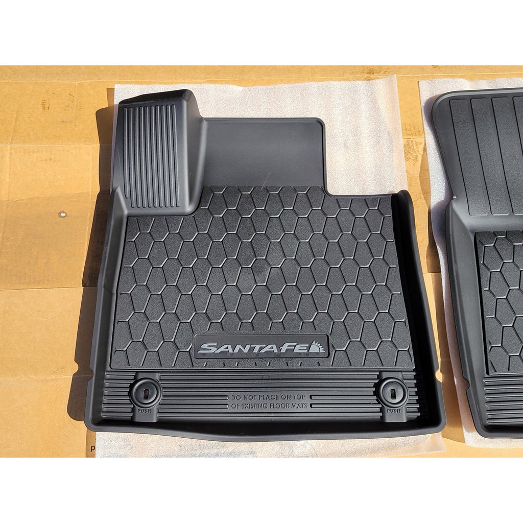 Hyundai Santa Fe OEM all-season fitted floor liner set S2F13-AU200 — photo 3