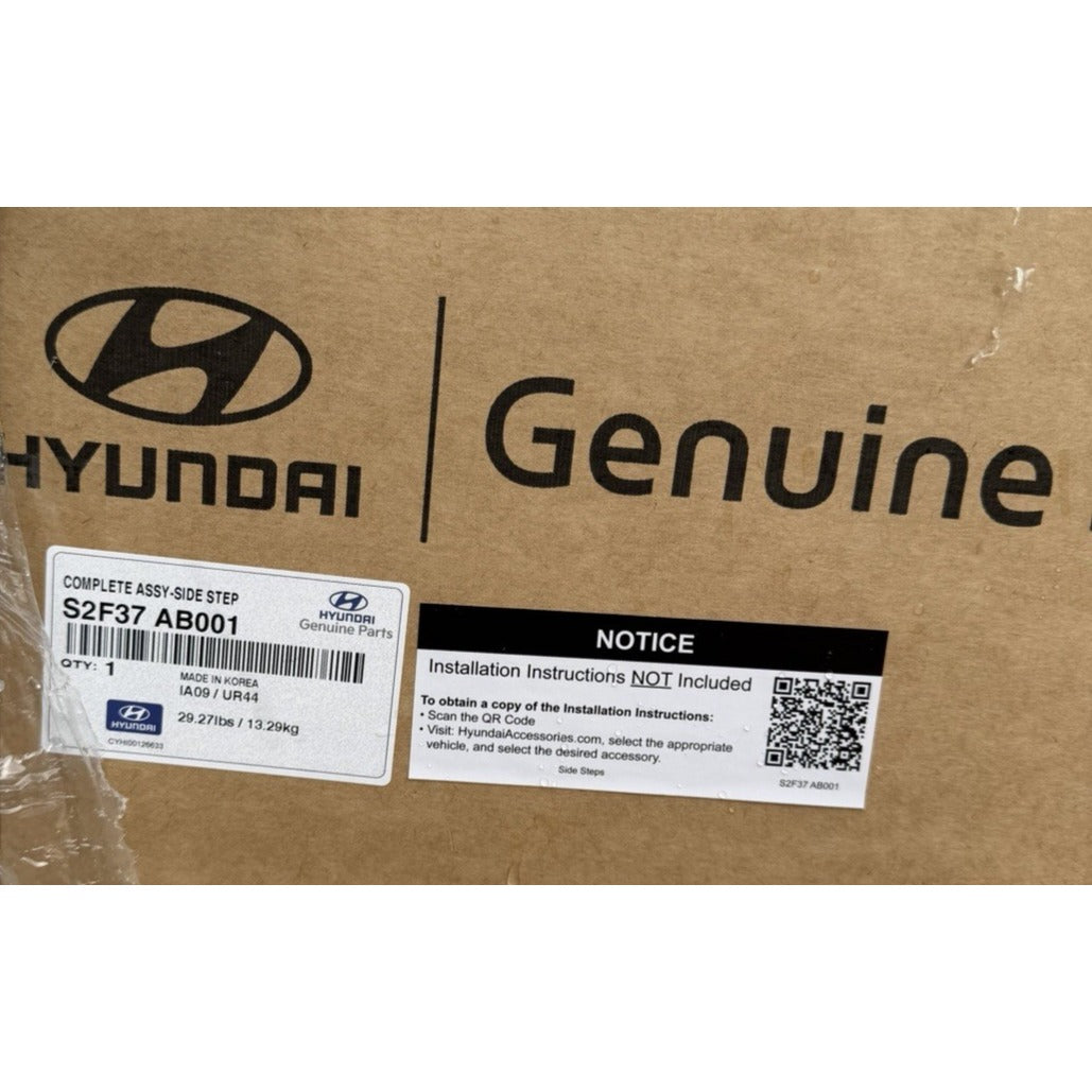 2021-2023 Hyundai Santa Fe LH RH Running Board Set OEM S2F37-AB001