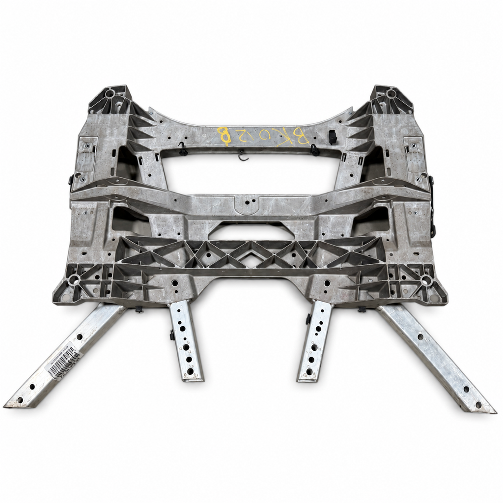 GM OEM front suspension crossmember and K-frame assembly, prepared main view of actual stock