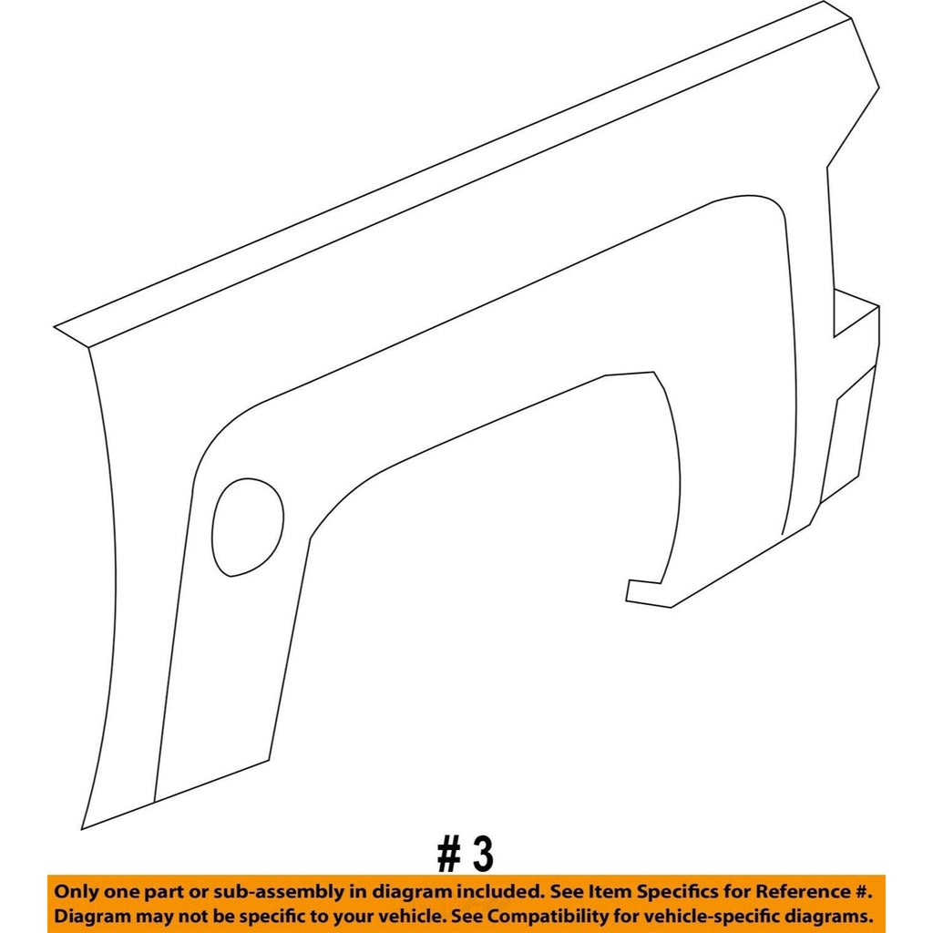 2014-2018 Chevy Silverado 1500 2500 3500 LH Driver Bed Side Panel 6.6ft OEM NEW 20993963