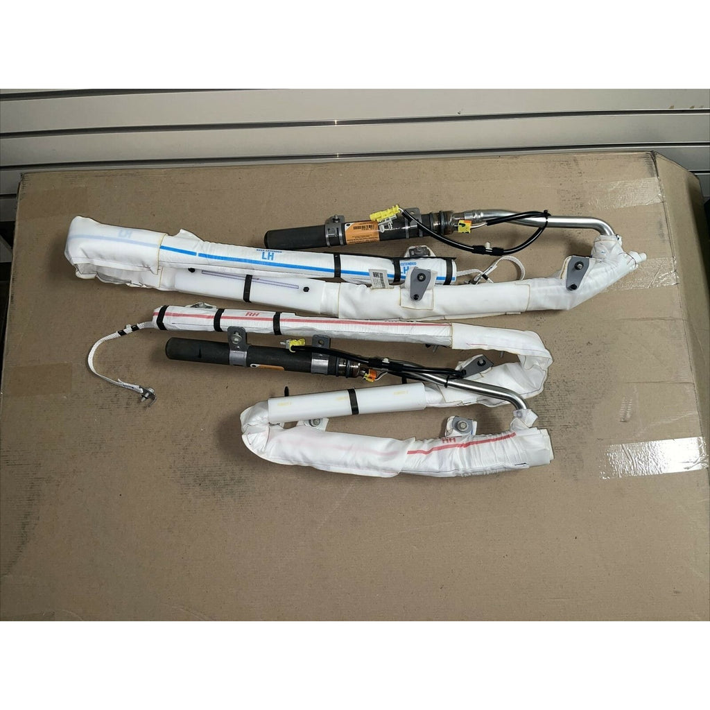 2014-2018 Chevy Silverado GMC Sierra 1500 2500 3500 Extended Cab LH RH Roof Curtain Airbag Set OEM 87838199