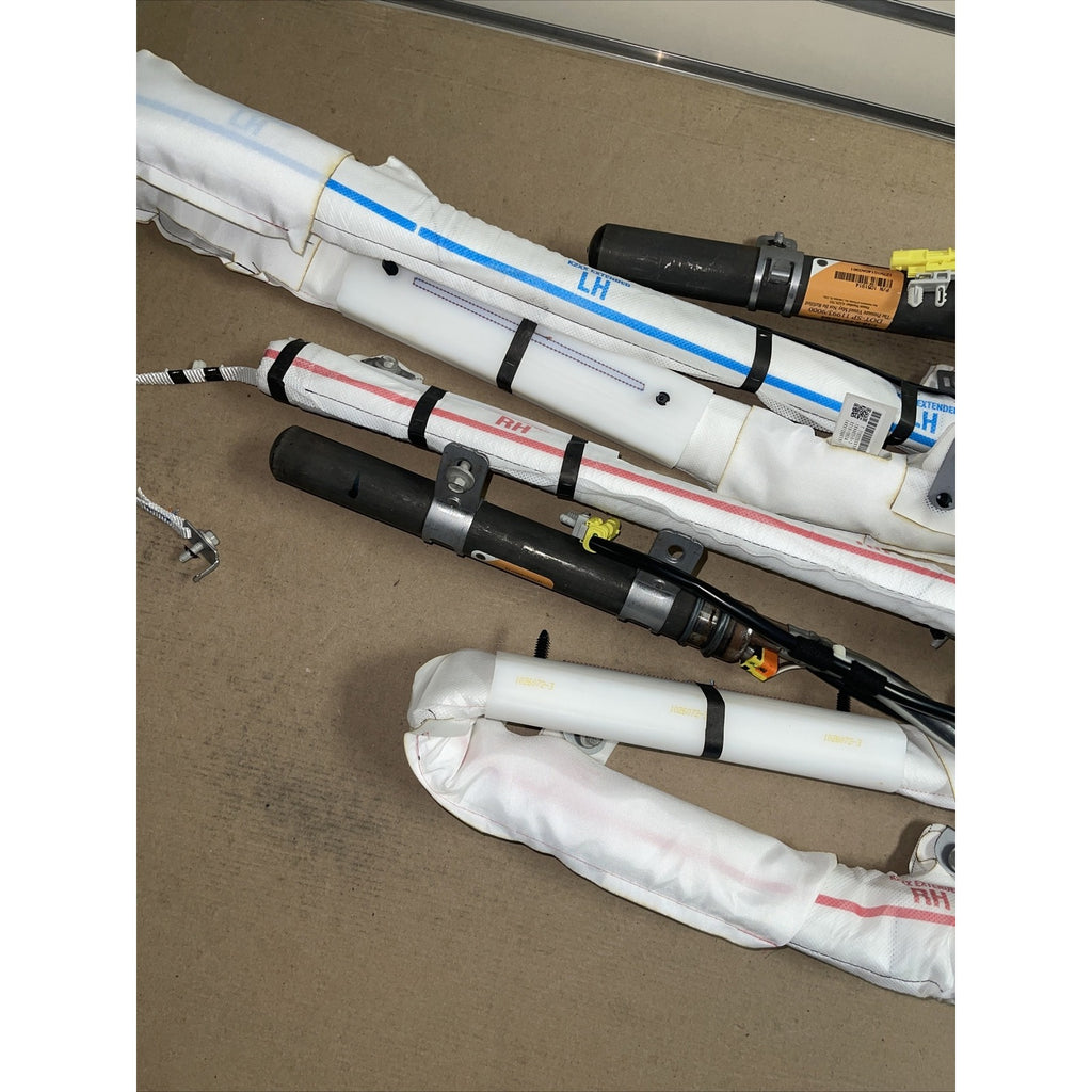 2014-2018 Chevy Silverado GMC Sierra 1500 2500 3500 Extended Cab LH RH Roof Curtain Airbag Set OEM 87838199