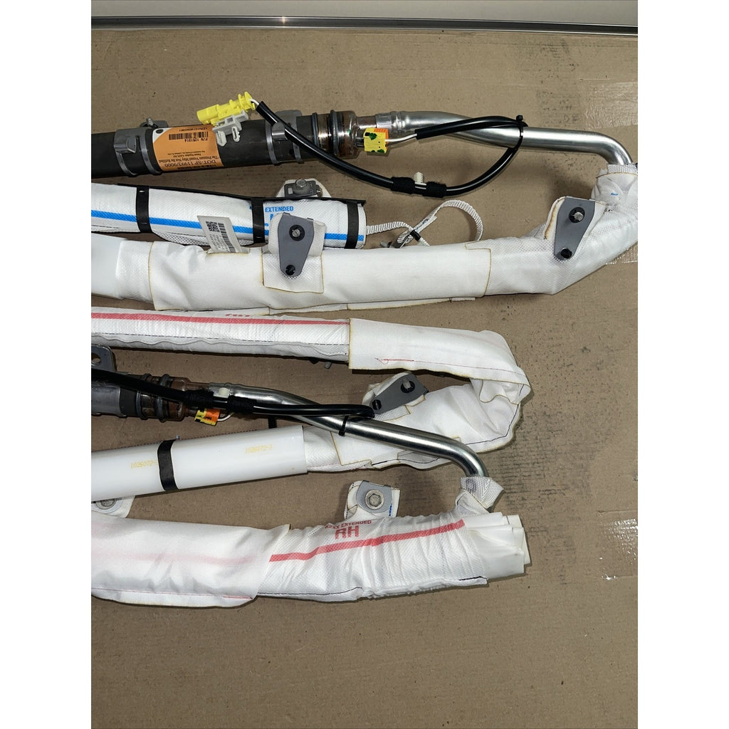 2014-2018 Chevy Silverado GMC Sierra 1500 2500 3500 Extended Cab LH RH Roof Curtain Airbag Set OEM 87838199