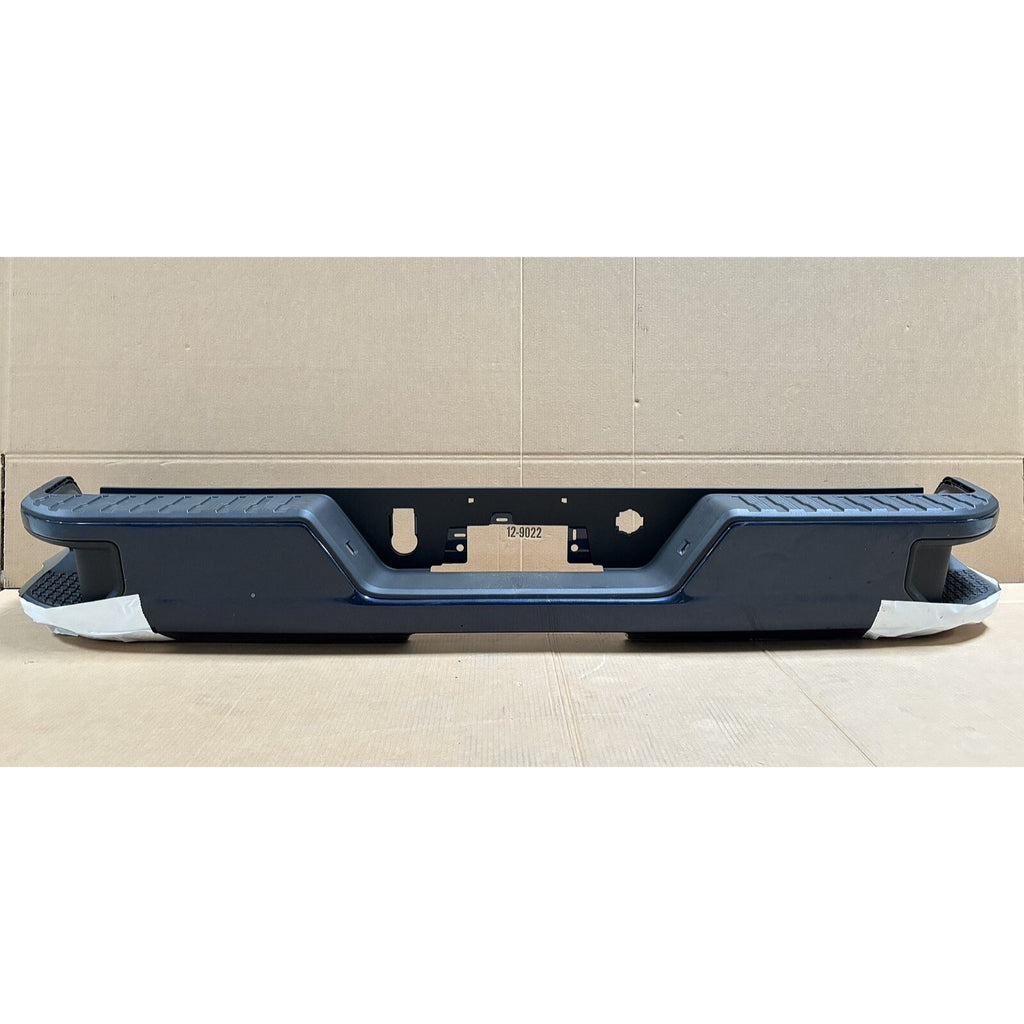 2020-2025 Chevy Silverado HD GMC Sierra 2500HD 3500HD Rear Bumper Assembly W/O SENSORS OEM BLUE