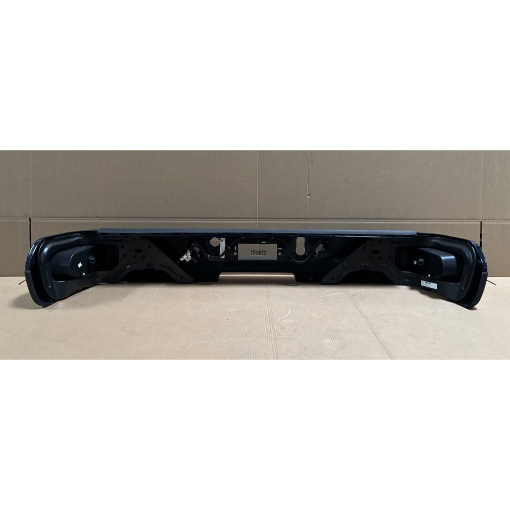 2020-2025 Chevy Silverado HD GMC Sierra 2500HD 3500HD Rear Bumper Assembly W/O SENSORS OEM BLUE