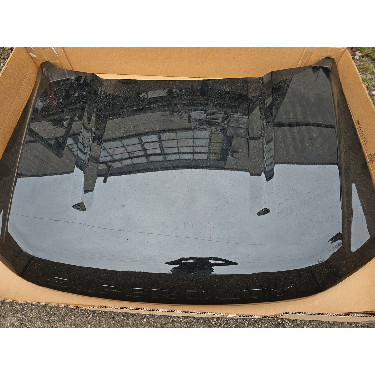 2023-2024 Ford F-250 F-350 Super Duty Hood OEM New Ford Agate Black Metallic UM PC3Z-16612-A