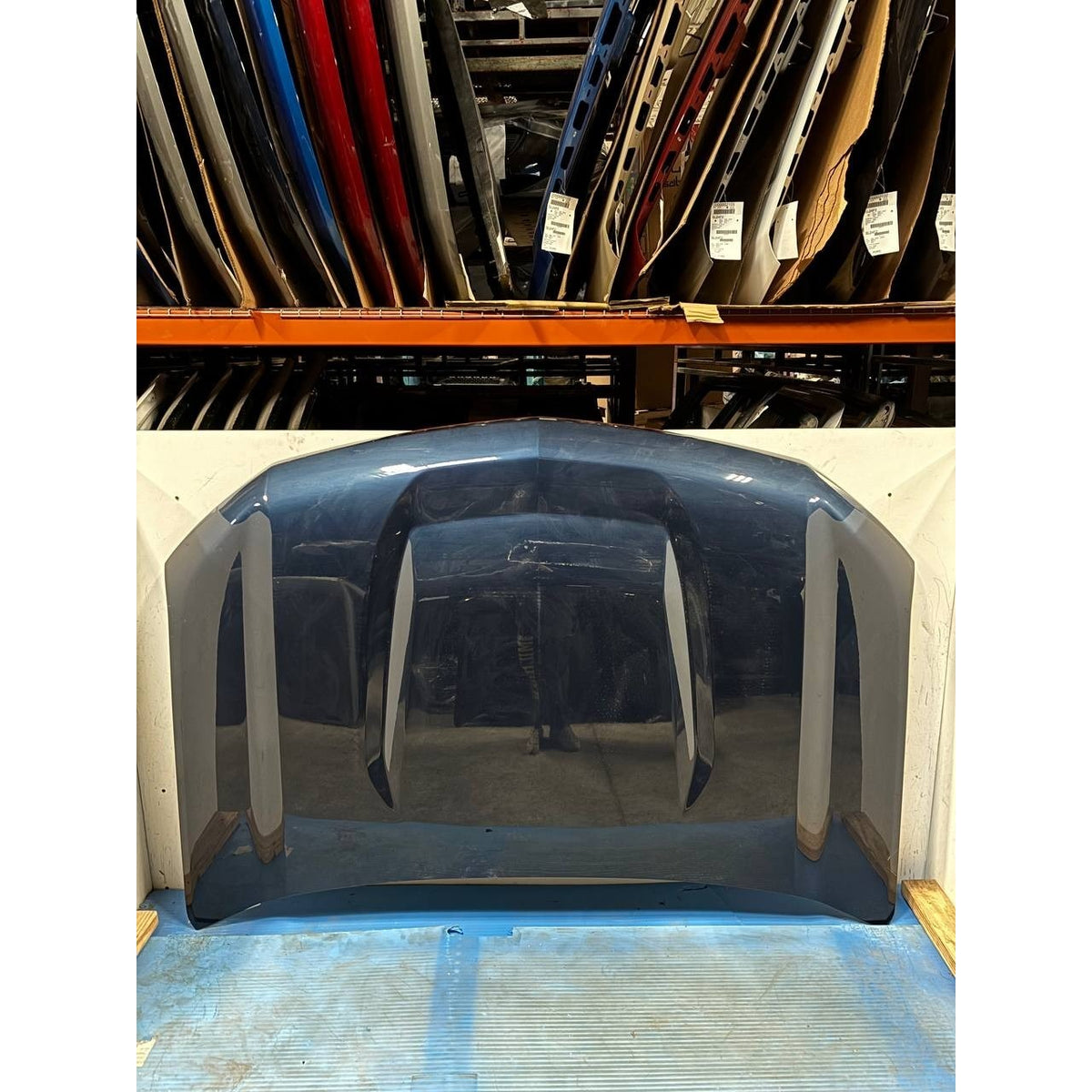 2019-2026 Chevy Silverado 1500 Hood 619D Northsky Blue 84610675 OEM