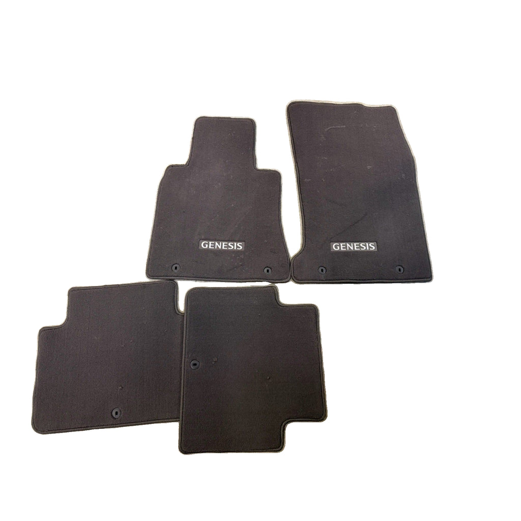 2015-2016 Hyundai Genesis Sedan and 2017-2022 Genesis G80 AWD Brown OEM Floor Mats - B1F14-AU100-RNB