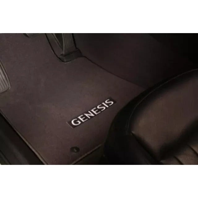 2015-2016 Hyundai Genesis Sedan and 2017-2022 Genesis G80 AWD Brown OEM Floor Mats - B1F14-AU100-RNB