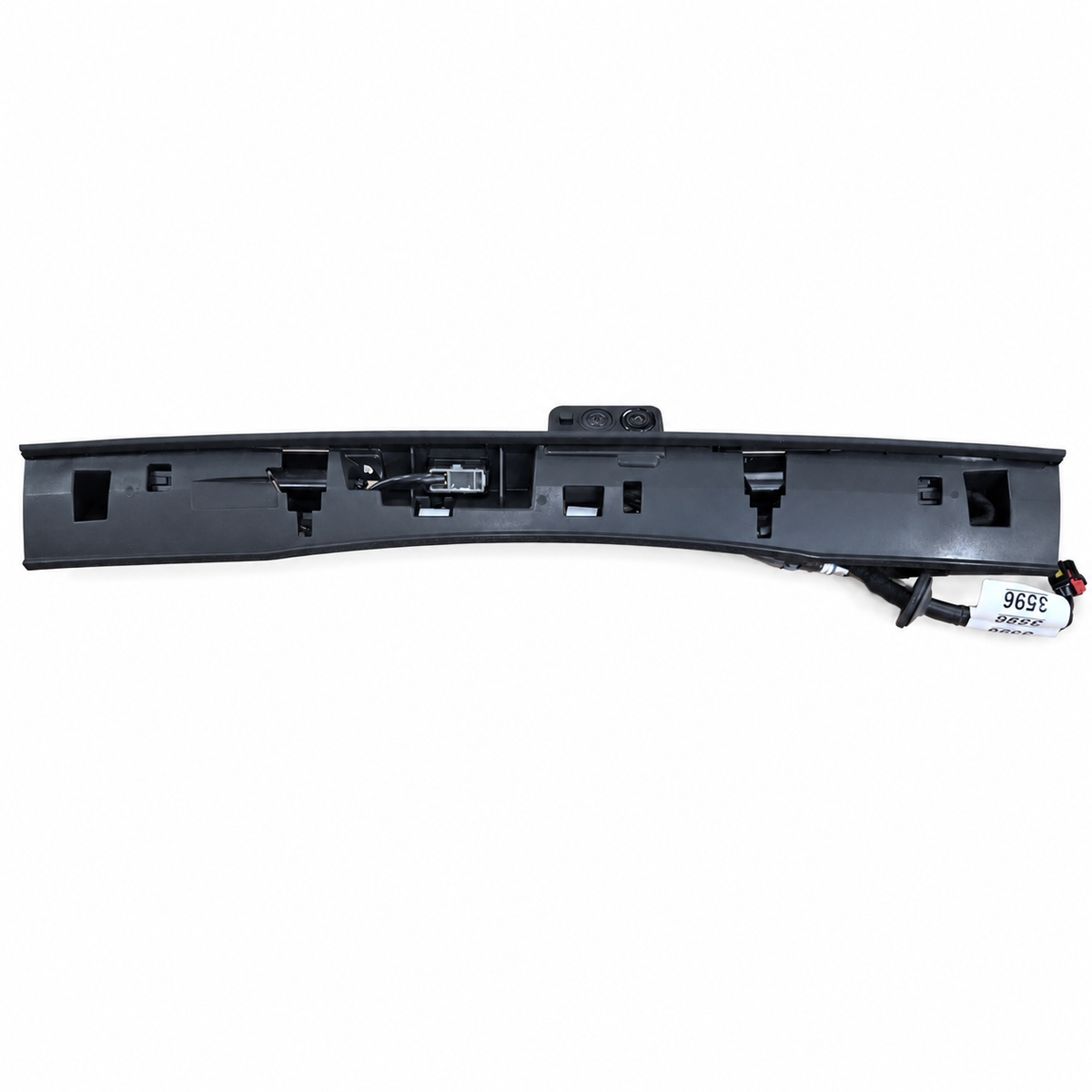 Chevrolet Bolt EV black rear liftgate applique with two cameras and attached wiring