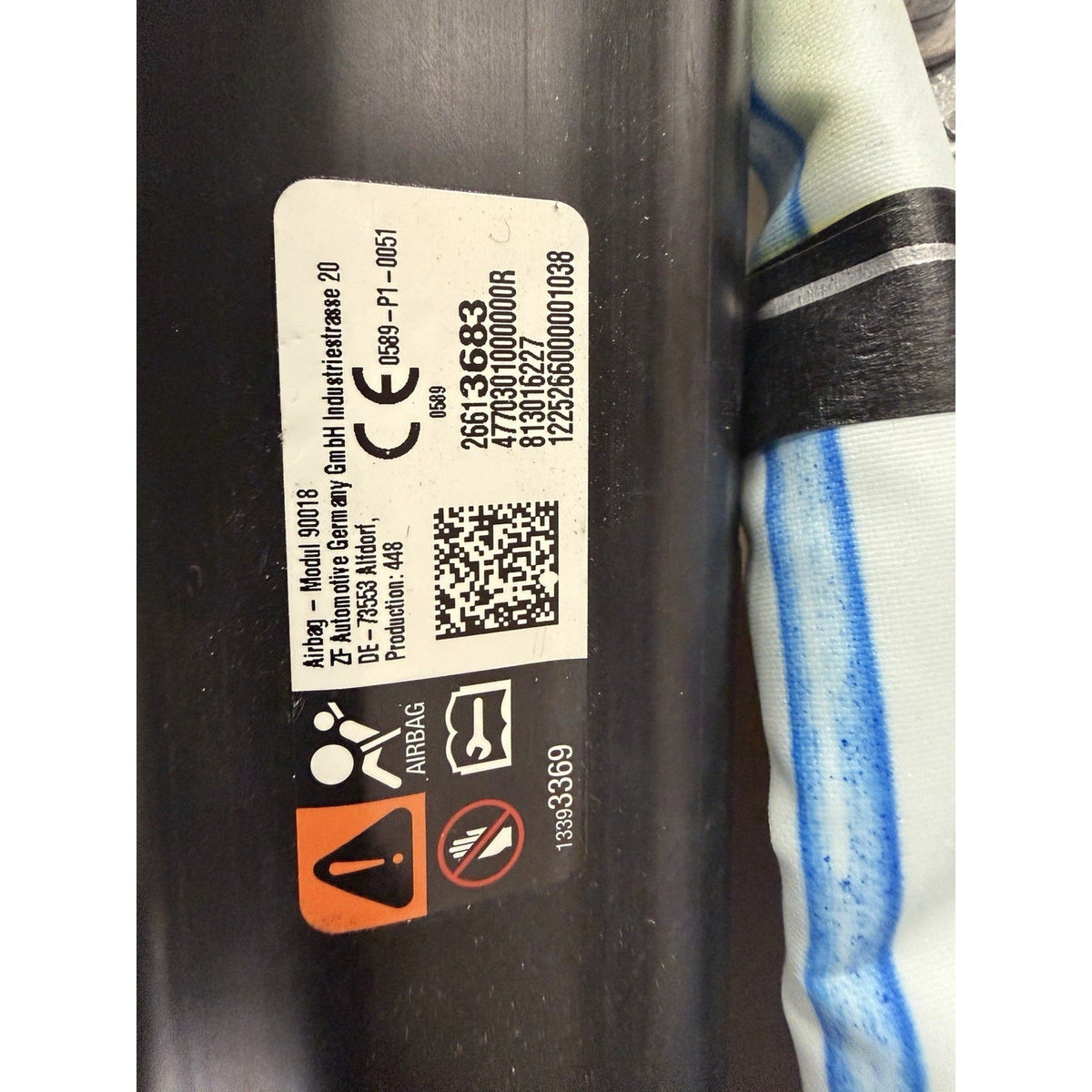 Actual Acadia curtain airbag detail 2