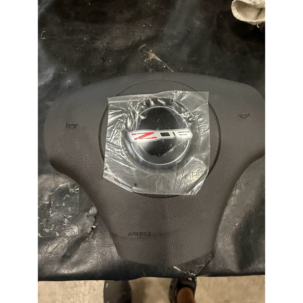 Genuine Chevrolet Corvette C6 Z06 Driver Wheel Airbag 20906699 Black OEM NEW (2011-2013)