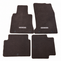 Genesis AWD brown OEM carpet floor mats, complete four-piece set