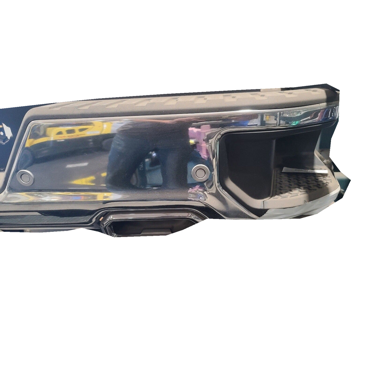 2019-2024 Chevrolet Silverado 1500 / GMC Sierra 1500 Chrome Rear Bumper Assembly with Park Assist