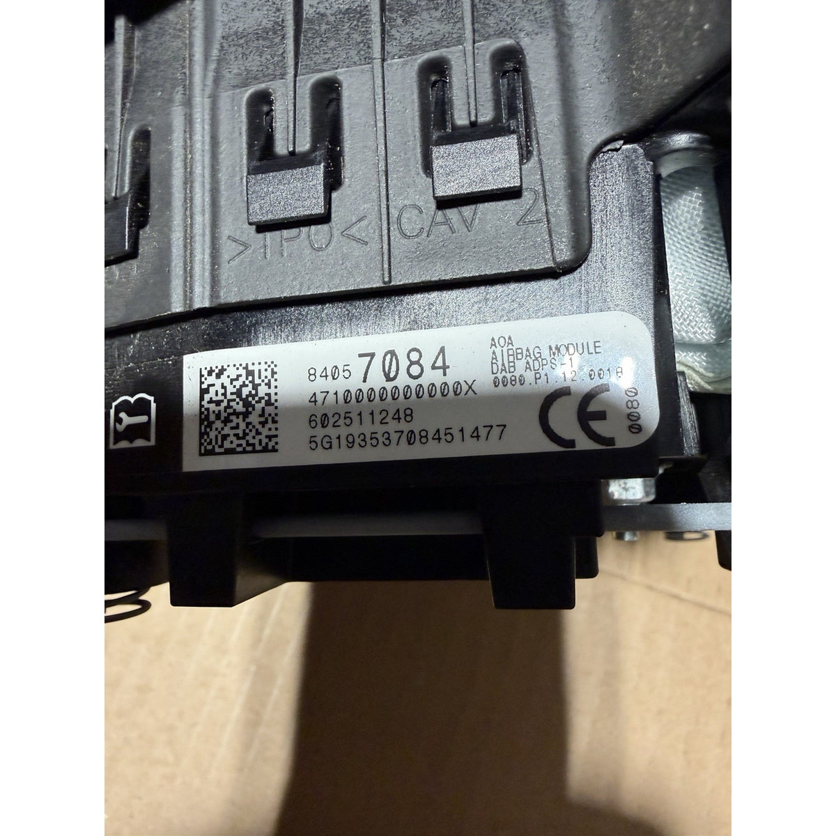 2014-2018 Chevy Silverado 1500 Driver Wheel Airbag Jet Black OEM 84057084