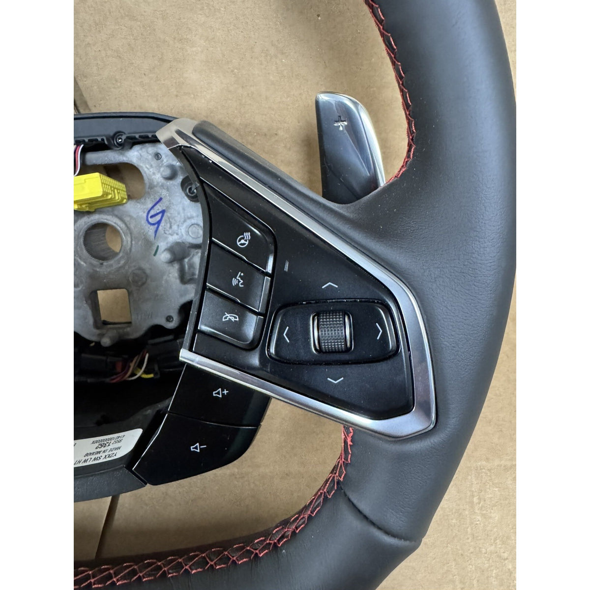 2023-2024 Chevrolet Corvette Z06 Steering Wheel Black Leather W/Heat OEM NEW 85521362