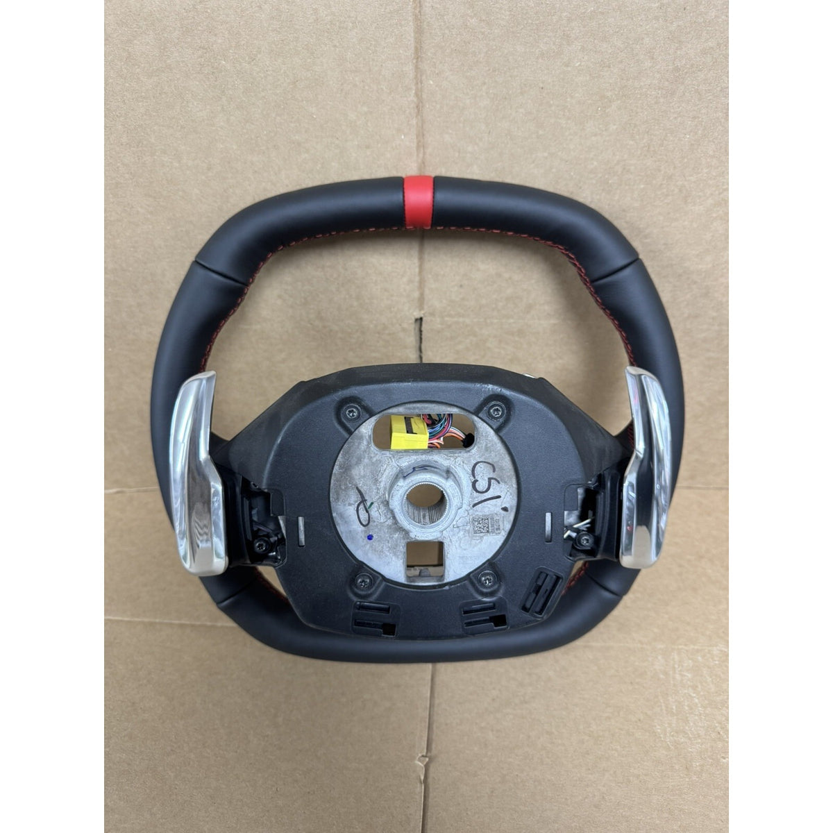 2023-2024 Chevrolet Corvette Z06 Steering Wheel Black Leather W/Heat OEM NEW 85521362