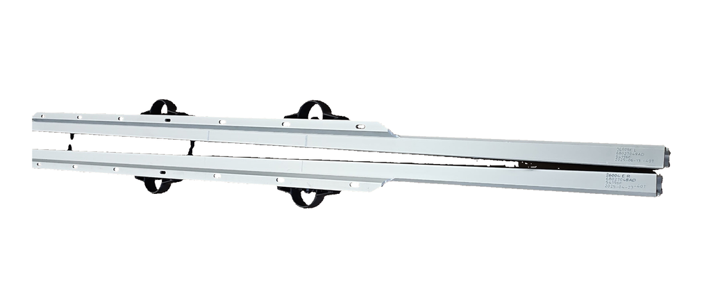 Mopar cargo rail set underside mounting profile and original part markings