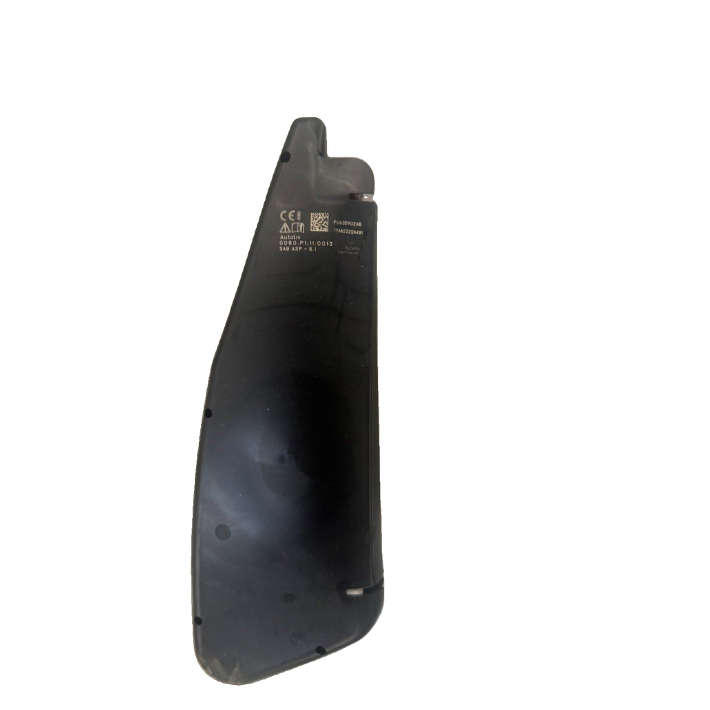 Ram seat airbag — original product and label, white background