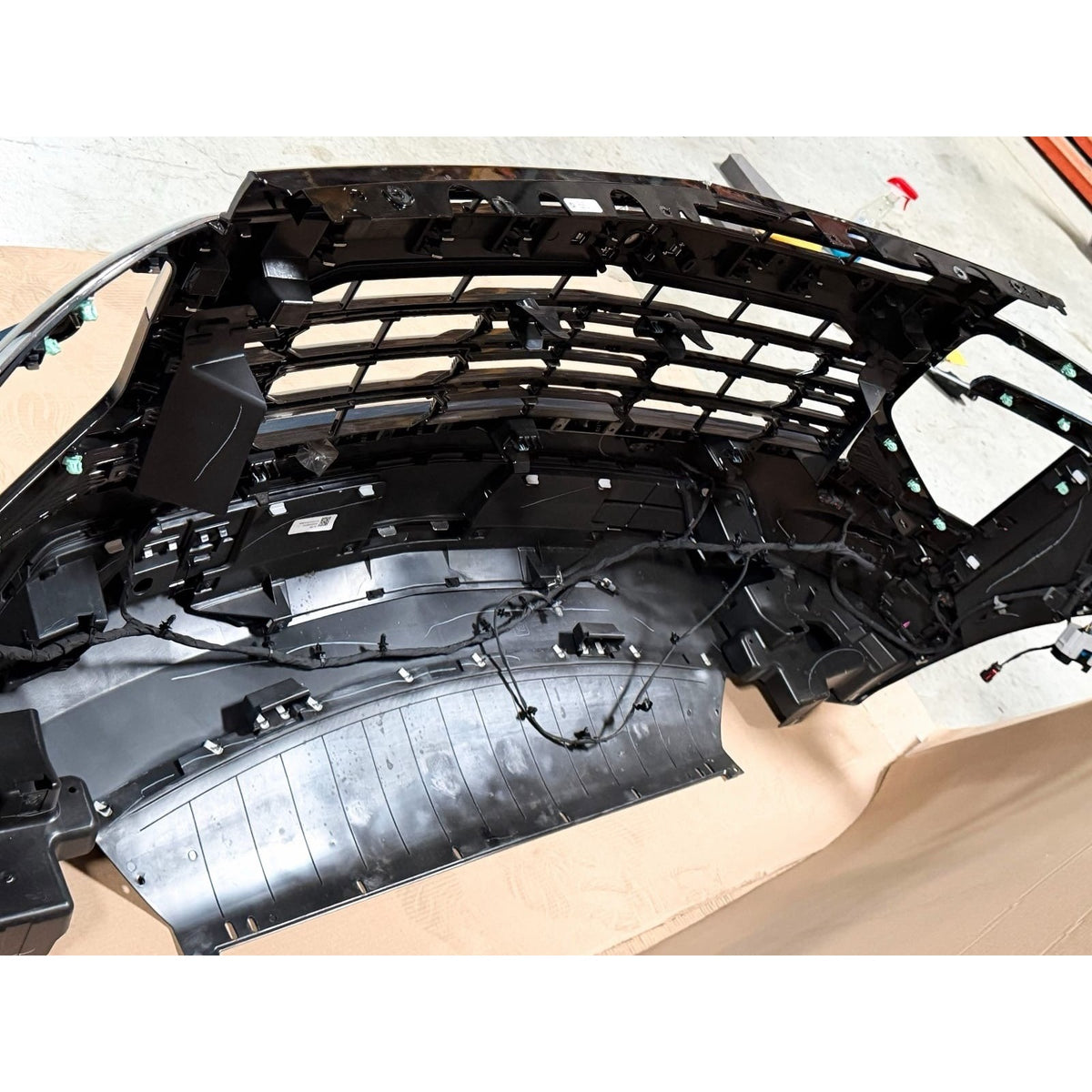 2025-2027 Chevy Tahoe Suburban Front Bumper Assembly w/ Fog, Sensors & Camera OEM Takeoff GXP Lakeshore Blue Metallic