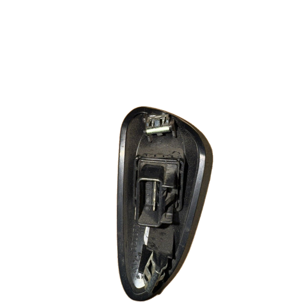 Original Cadillac CTS front right button, switch and bezel photo — rear view with RIGHT identification