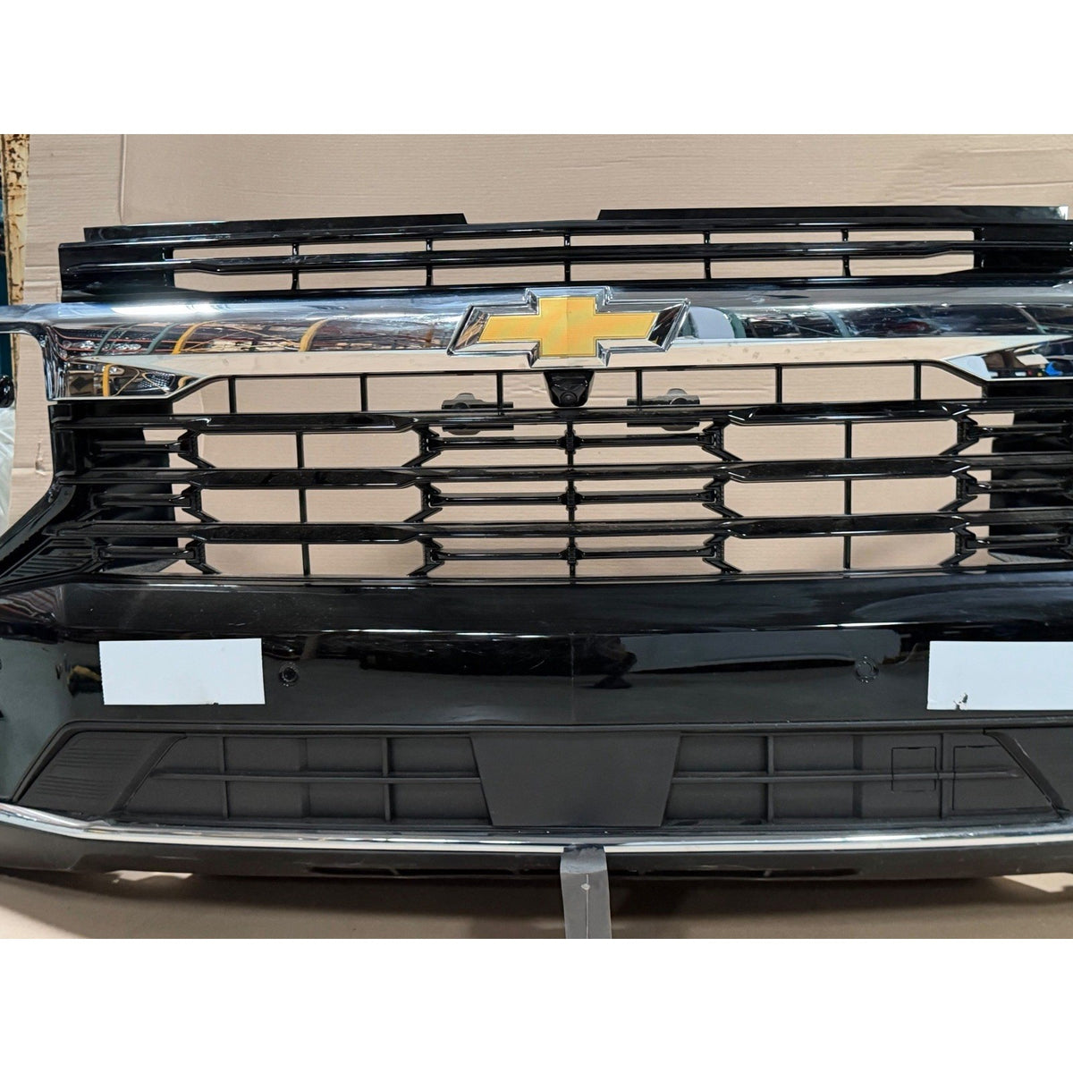 2025-2027 Chevy Tahoe Suburban Front Bumper Assembly w/ Fog, Sensors & Camera OEM Takeoff GBA Black