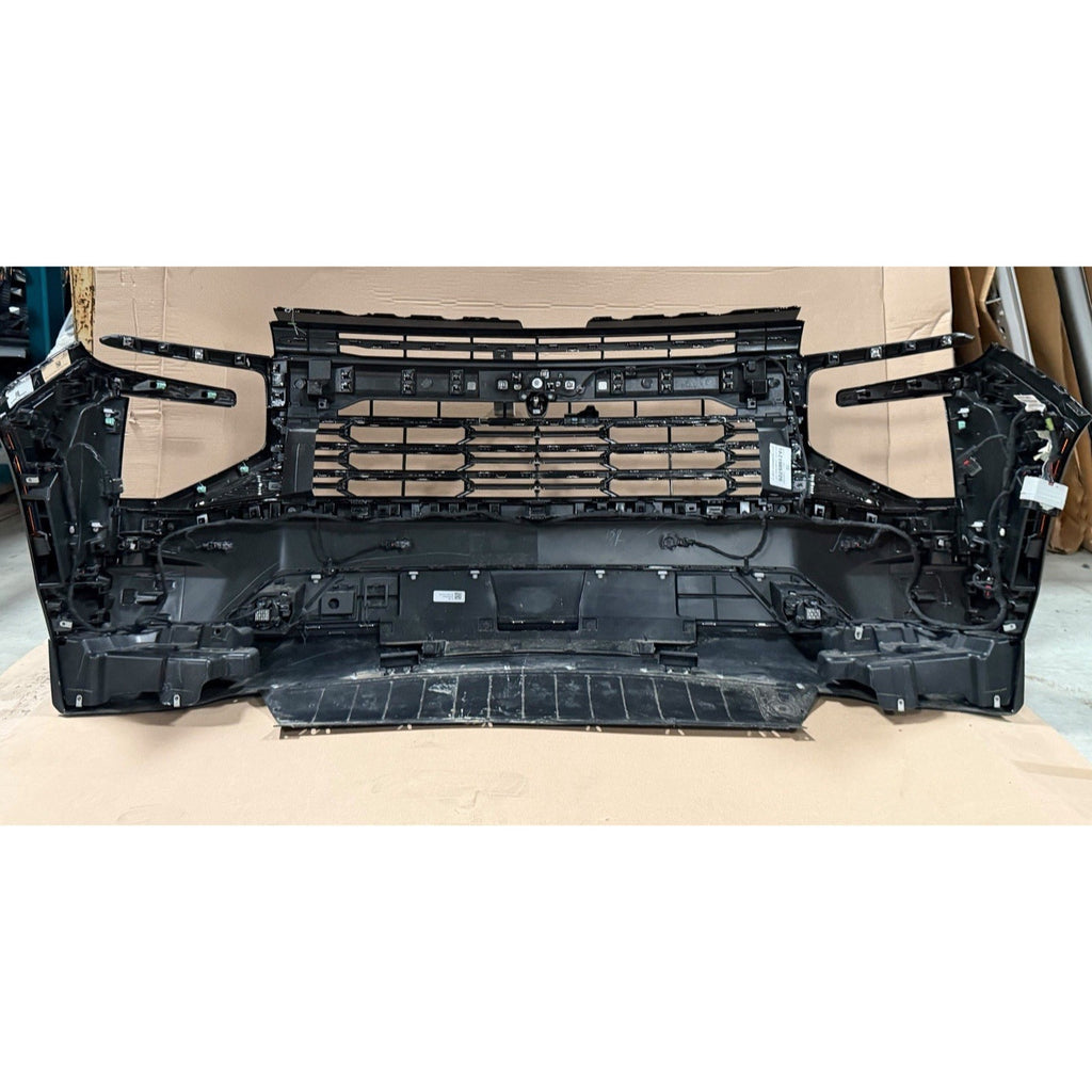 2025-2027 Chevy Tahoe Suburban Front Bumper Assembly w/ Fog, Sensors & Camera OEM Takeoff GBA Black